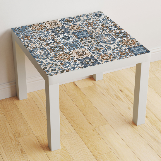 Vinilo Adhesivo Decorativo para Mesa - Motivo Azulejos de cemento