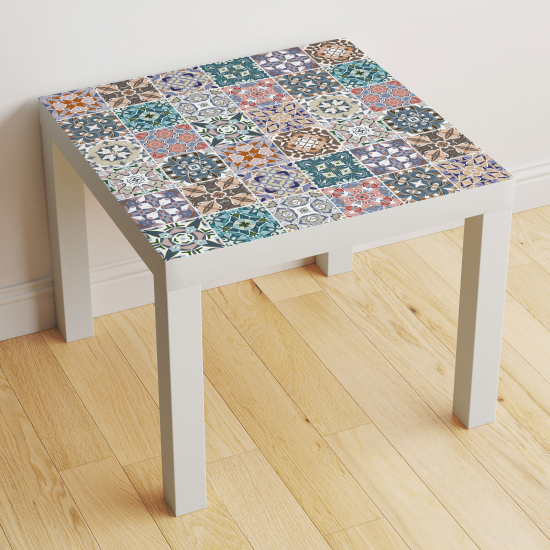 Vinilo Adhesivo Decorativo para Mesa - Motivo Azulejos de cemento