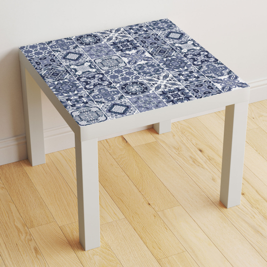 Vinilo Adhesivo Decorativo para Mesa - Motivo Azulejos de cemento