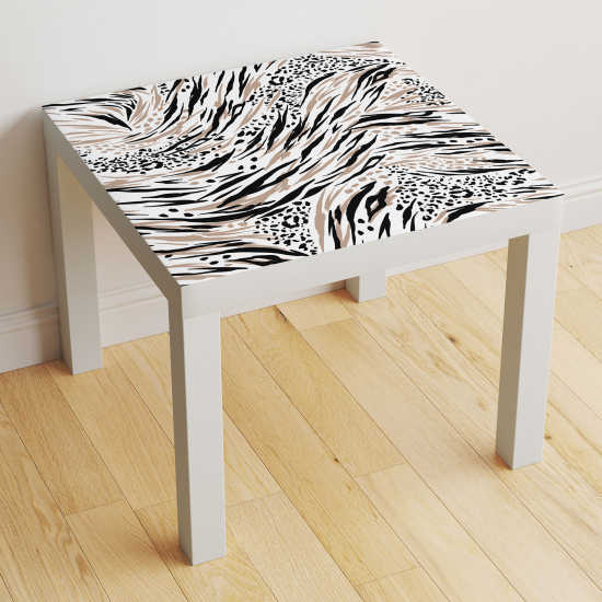 Vinilo Adhesivo Decorativo para Mesa - Motivo Cebra