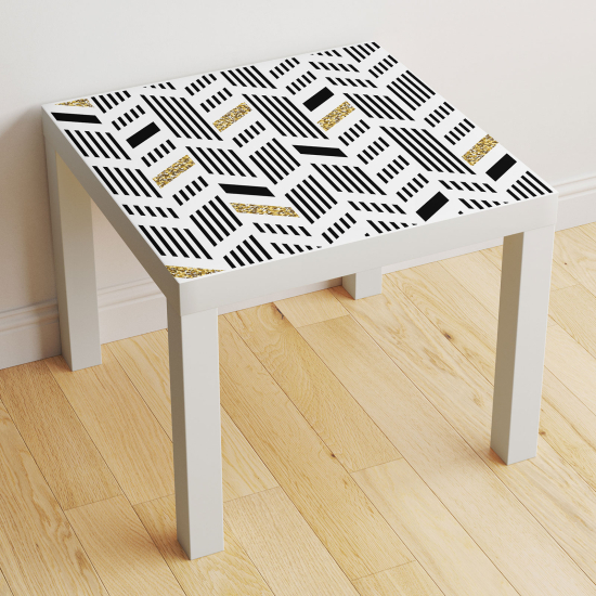 Vinilo Adhesivo Decorativo para Mesa - Motivo Chevron
