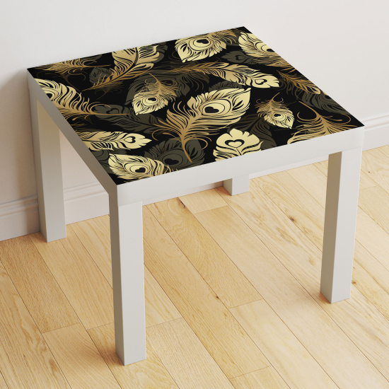 Vinilo Adhesivo Decorativo para Mesa - Plumas