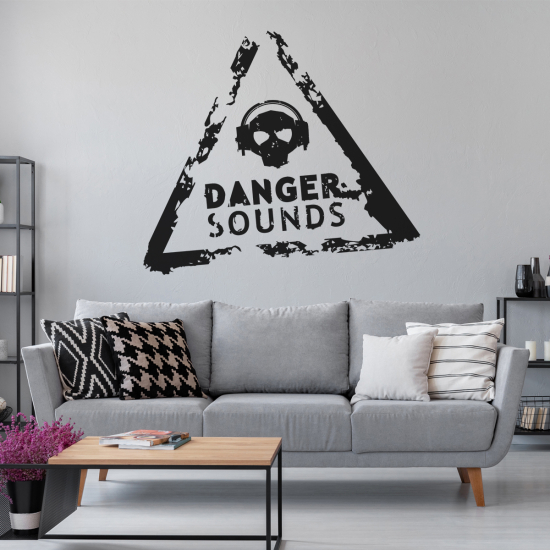 Vinilo Adhesivo Decorativo - Peligro