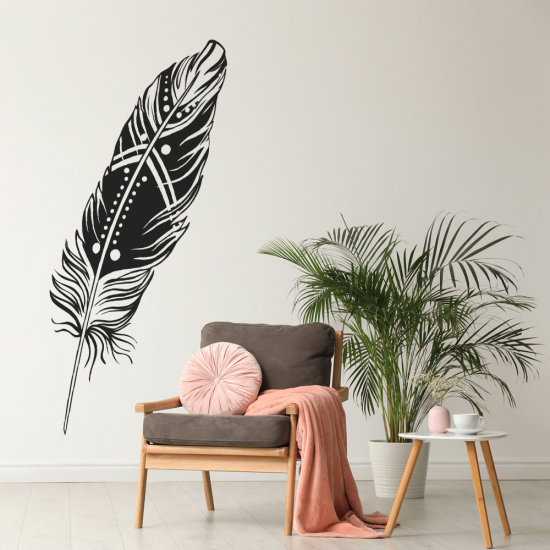 Vinilo Adhesivo Decorativo - Pluma