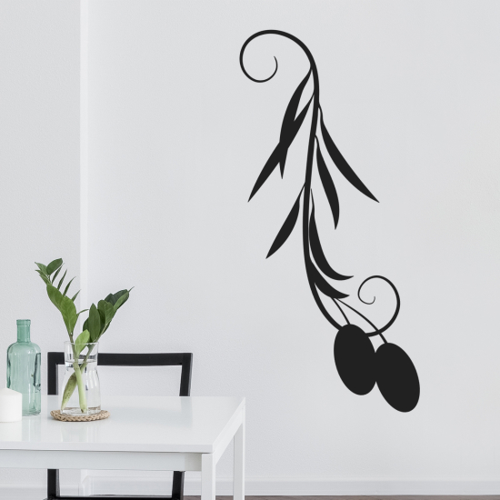Vinilo Adhesivo Decorativo - Rama de olivo