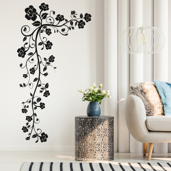 Vinilo Adhesivo Decorativo - Rama floral