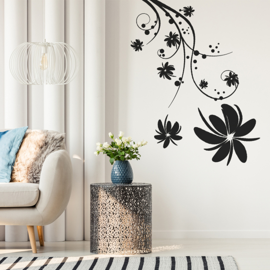 Vinilo Adhesivo Decorativo - Rama floral