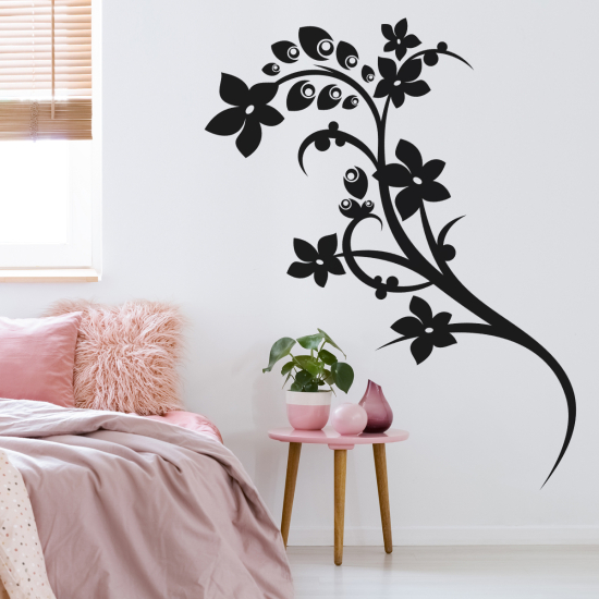 Vinilo Adhesivo Decorativo - Rama floral
