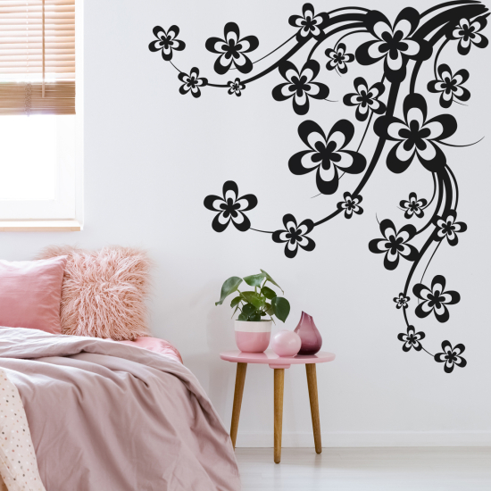 Vinilo Adhesivo Decorativo - Rama floral