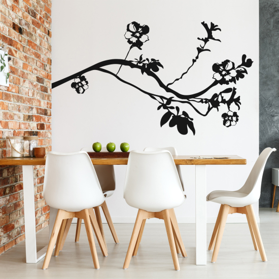 Vinilo Adhesivo Decorativo - Rama floral