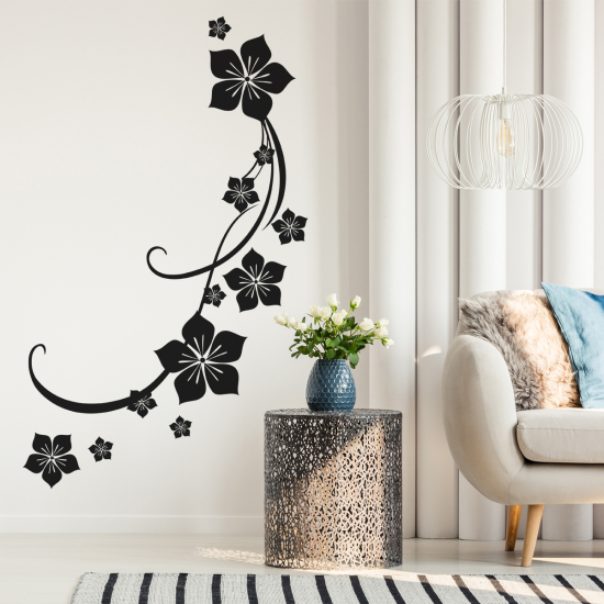 Vinilo Adhesivo Decorativo - Rama floral
