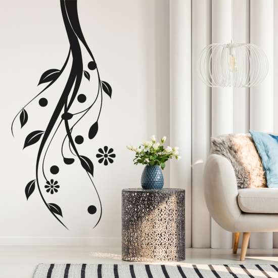 Vinilo Adhesivo Decorativo - Rama floral