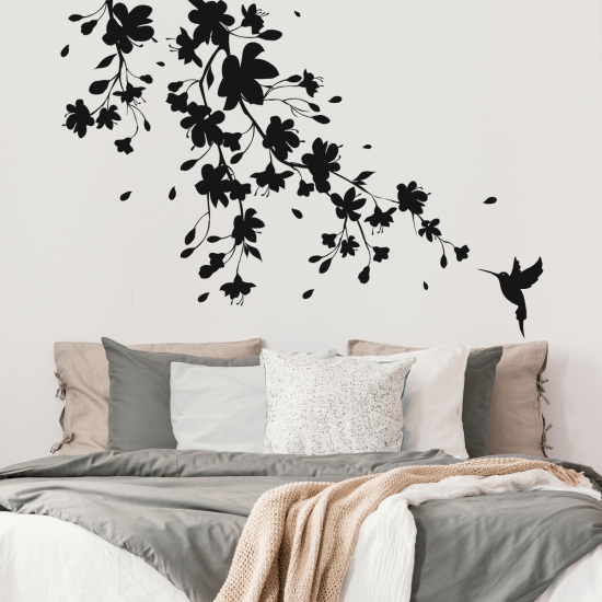 Vinilo Adhesivo Decorativo - Rama floral