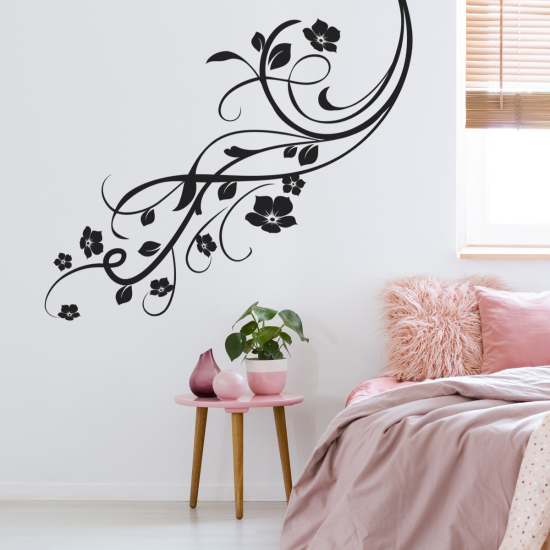 Vinilo Adhesivo Decorativo - Rama floral
