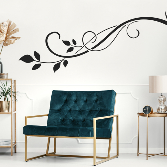 Vinilo Adhesivo Decorativo - Rama floral