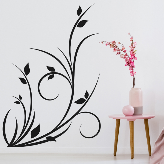 Vinilo Adhesivo Decorativo - Rama floral