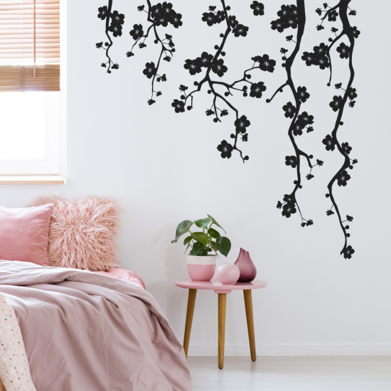 Vinilo Adhesivo Decorativo - Ramas de cerezo