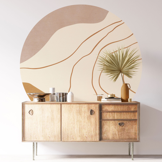 Vinilo Adhesivo Decorativo Redondo - Boho