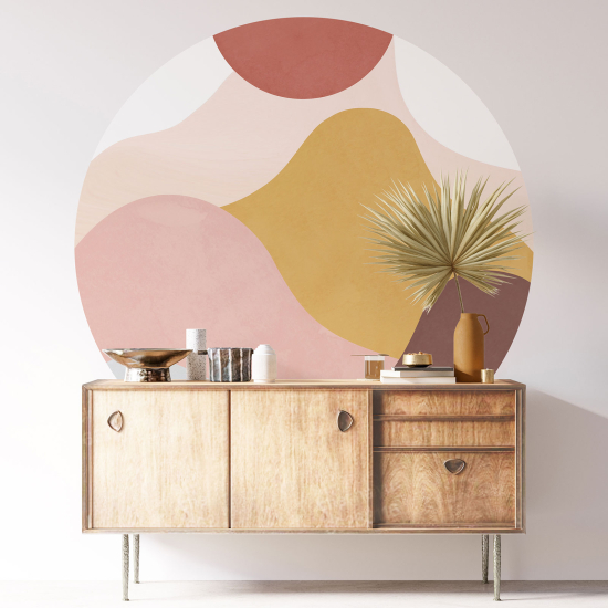 Vinilo Adhesivo Decorativo Redondo - Boho