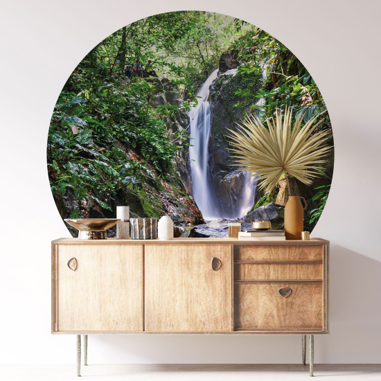 Vinilo Adhesivo Decorativo Redondo - Cascada