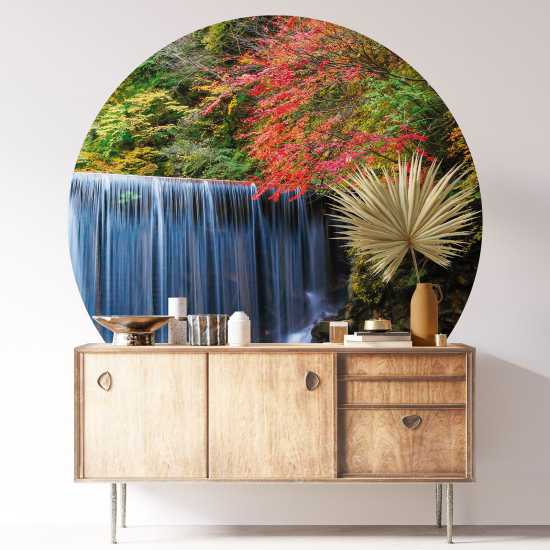 Vinilo Adhesivo Decorativo Redondo - Cascada