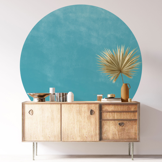 Vinilo Adhesivo Decorativo Redondo - Color de Tendencia