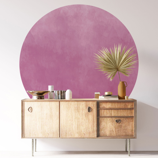 Vinilo Adhesivo Decorativo Redondo - Color de Tendencia
