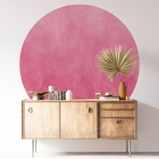 Vinilo Adhesivo Decorativo Redondo - Color de Tendencia