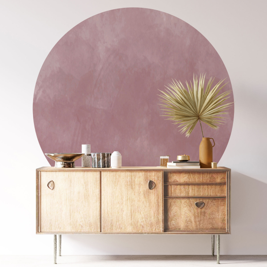Vinilo Adhesivo Decorativo Redondo - Color de Tendencia