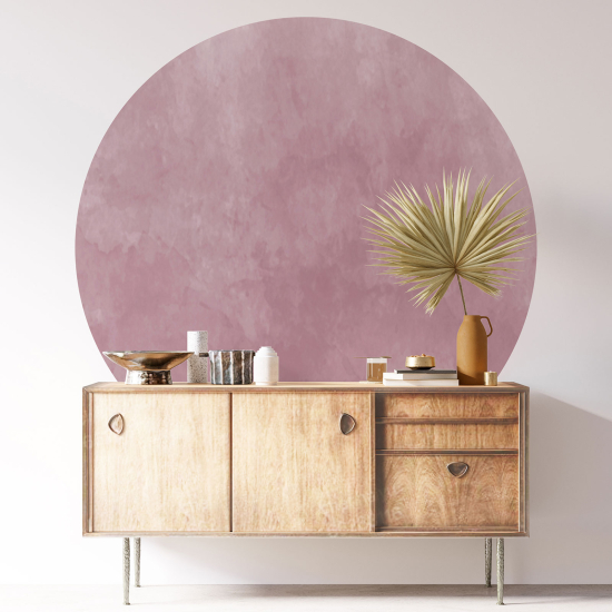 Vinilo Adhesivo Decorativo Redondo - Color de Tendencia