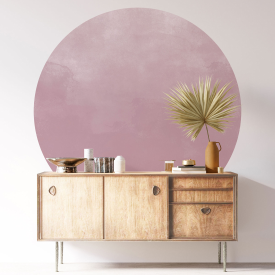 Vinilo Adhesivo Decorativo Redondo - Color de Tendencia