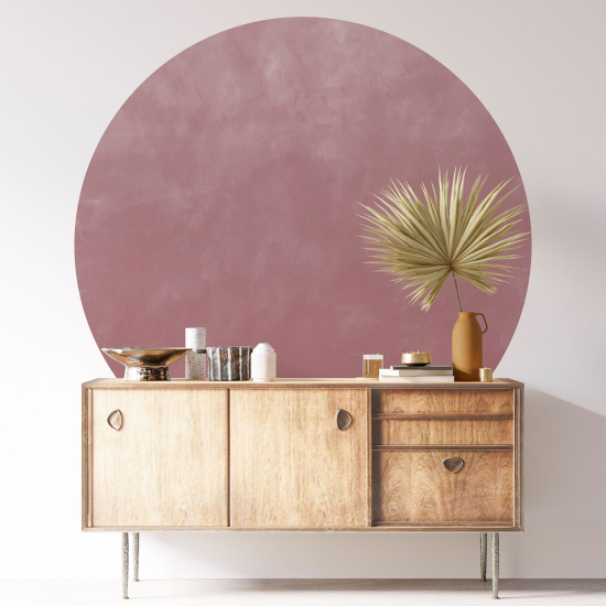 Vinilo Adhesivo Decorativo Redondo - Color de Tendencia