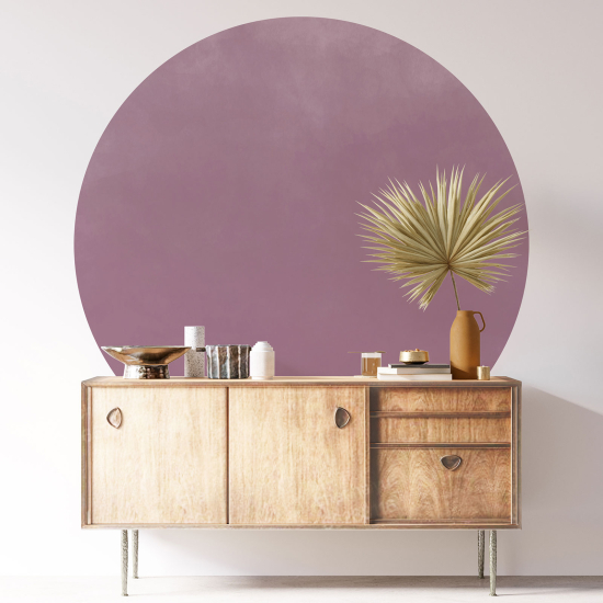 Vinilo Adhesivo Decorativo Redondo - Color de Tendencia