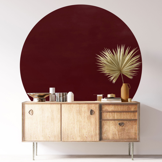 Vinilo Adhesivo Decorativo Redondo - Color de Tendencia