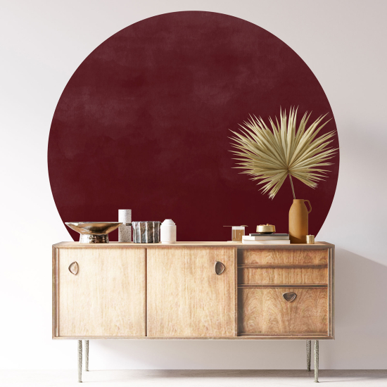 Vinilo Adhesivo Decorativo Redondo - Color de Tendencia
