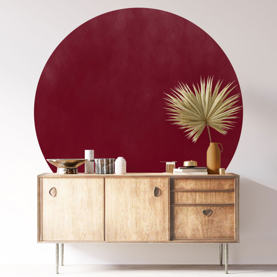 Vinilo Adhesivo Decorativo Redondo - Color de Tendencia