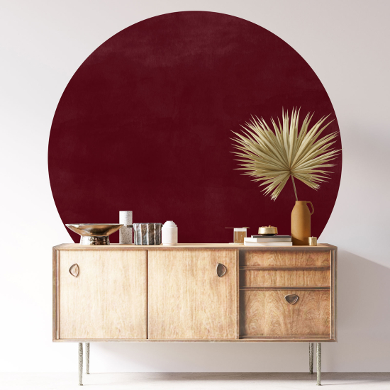Vinilo Adhesivo Decorativo Redondo - Color de Tendencia
