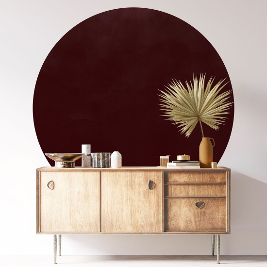 Vinilo Adhesivo Decorativo Redondo - Color de Tendencia