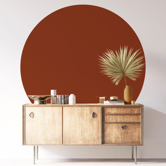 Vinilo Adhesivo Decorativo Redondo - Color de Tendencia