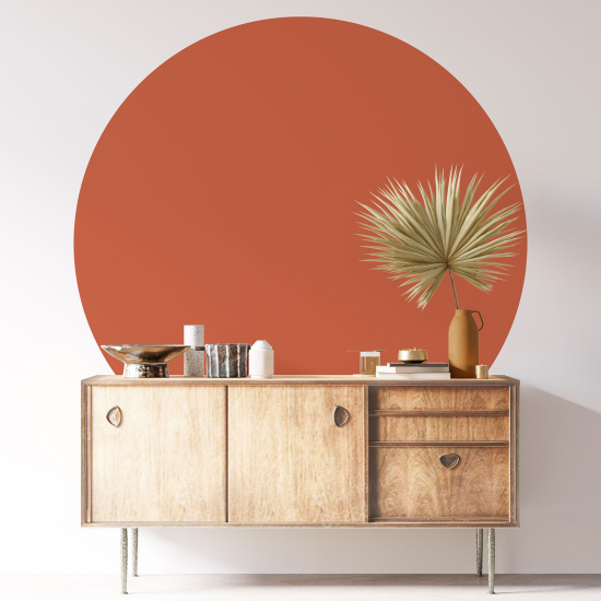 Vinilo Adhesivo Decorativo Redondo - Color de Tendencia