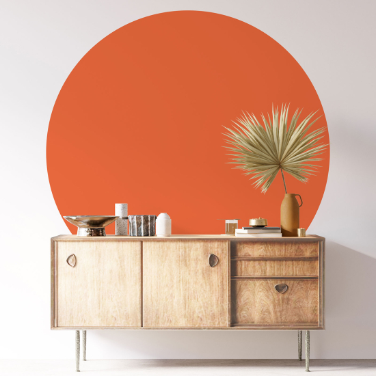 Vinilo Adhesivo Decorativo Redondo - Color de Tendencia
