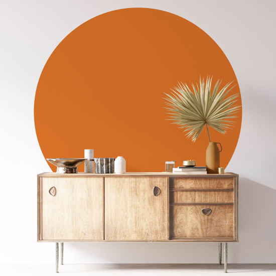 Vinilo Adhesivo Decorativo Redondo - Color de Tendencia