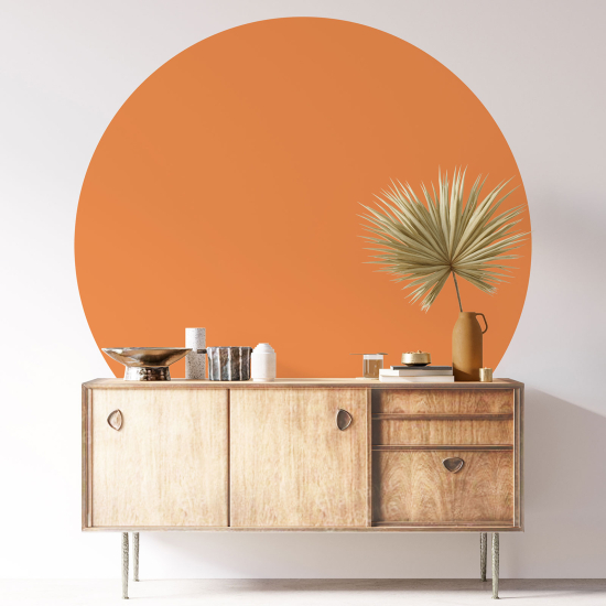 Vinilo Adhesivo Decorativo Redondo - Color de Tendencia