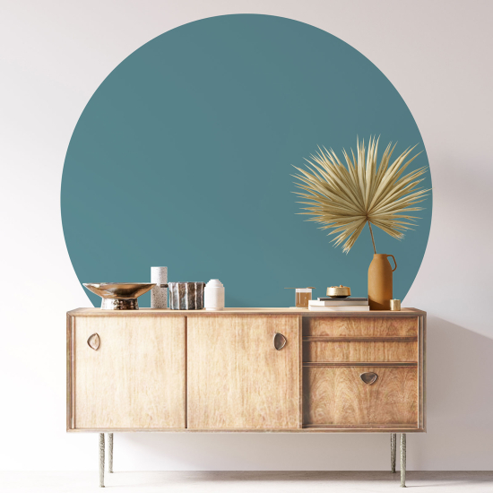 Vinilo Adhesivo Decorativo Redondo - Color de Tendencia
