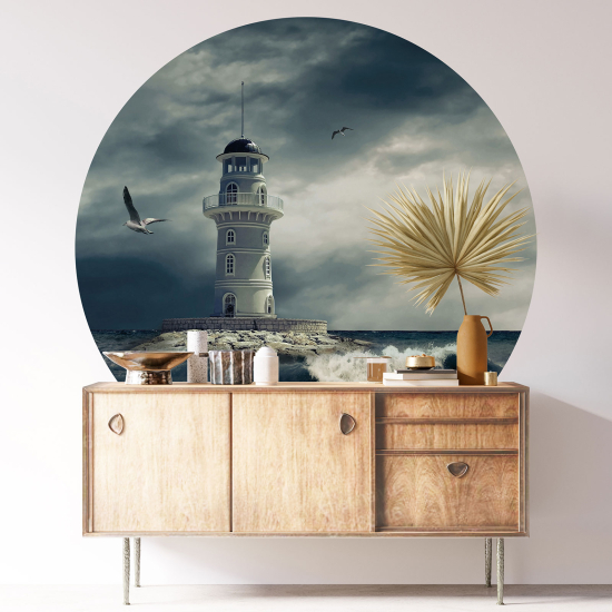 Vinilo Adhesivo Decorativo Redondo - Faro