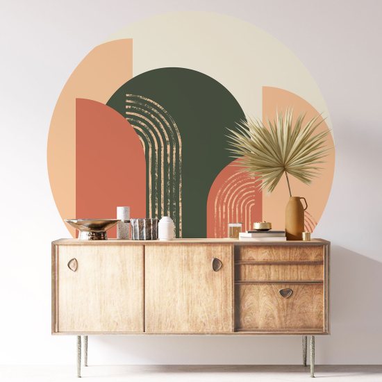 Vinilo Adhesivo Decorativo Redondo - Moderno
