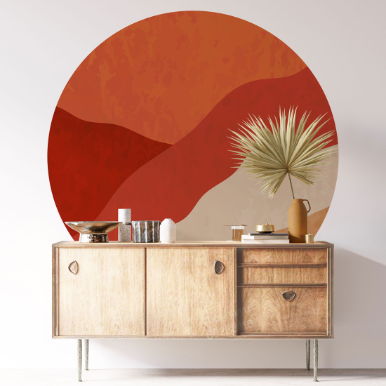 Vinilo Adhesivo Decorativo Redondo - Moderno