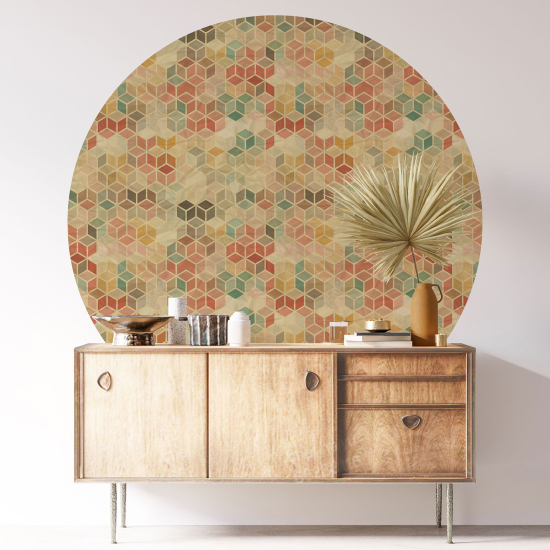 Vinilo Adhesivo Decorativo Redondo - Mosaico