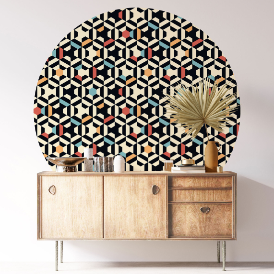 Vinilo Adhesivo Decorativo Redondo - Mosaico