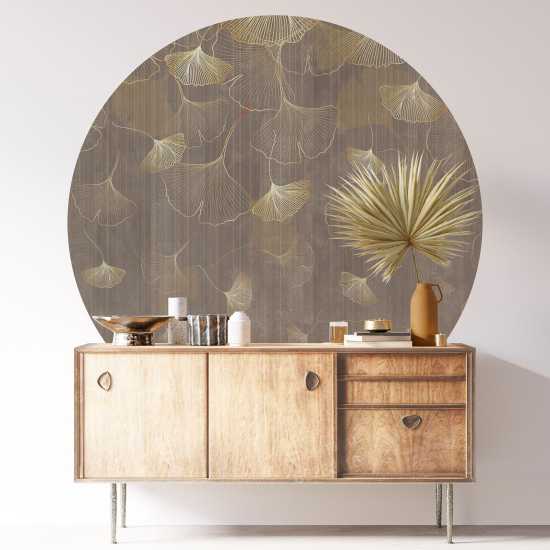 Vinilo Adhesivo Decorativo Redondo - Motivo floral